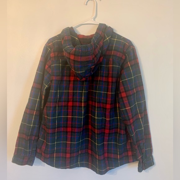 L.L. Bean zip up flannel jacket - Picture 6 of 7